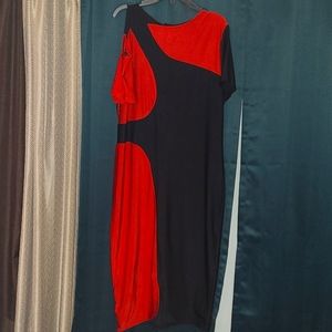 Colorblock Party Dress